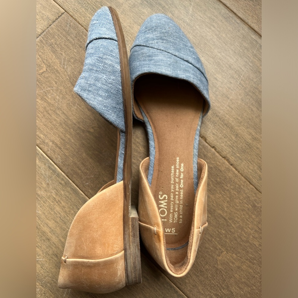 Tom’s Jutti D’orsay flats Women’s size 5